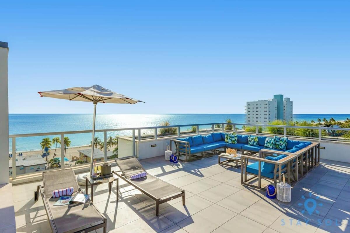Best Stay - Rooftop Pool & Hot Tub - Hollywood Beach Kültér fotó