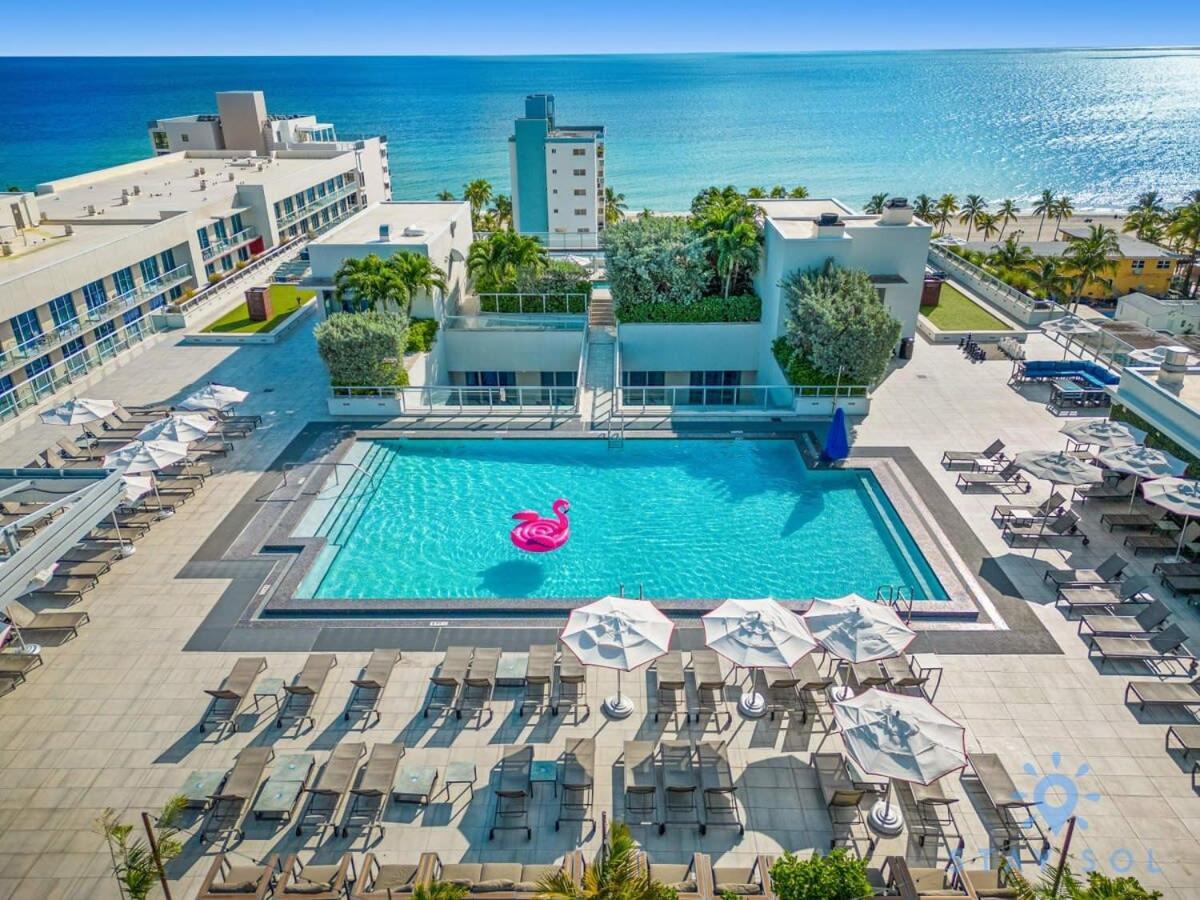 Best Stay - Rooftop Pool & Hot Tub - Hollywood Beach Kültér fotó